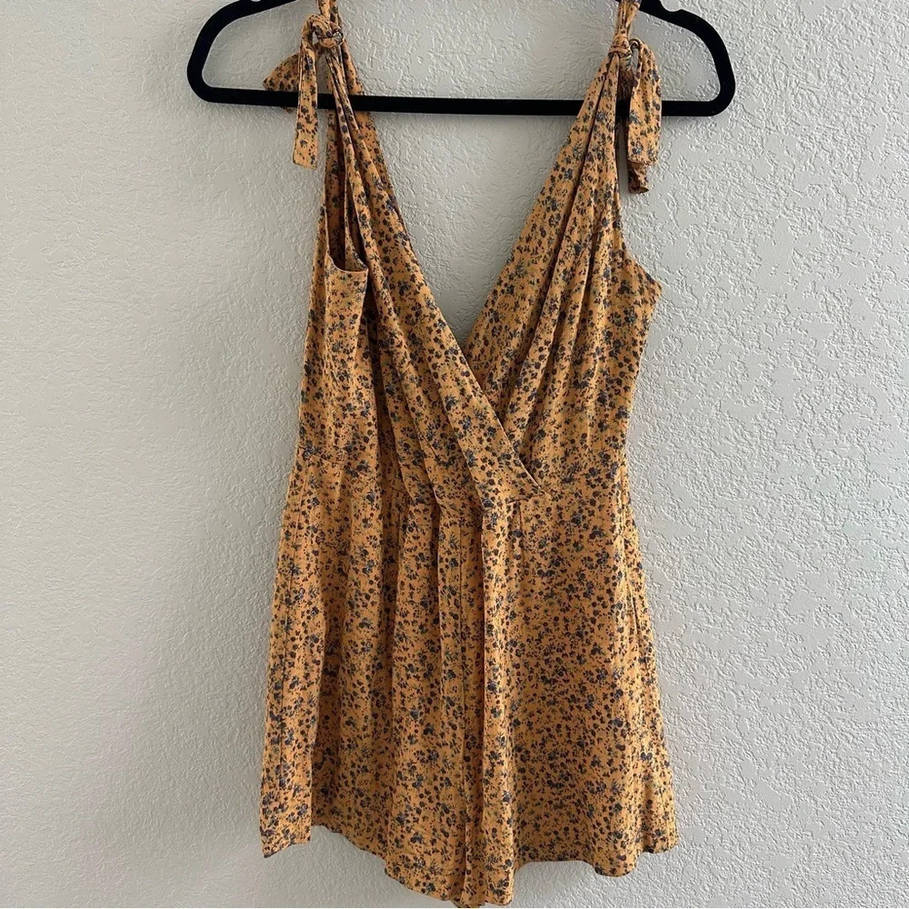 Urban outfitters surplice floral romper